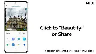 A quick way to share and beautify photos.👇 Do you know other shortcuts? 🤗 #miui #xiaomi #gallery