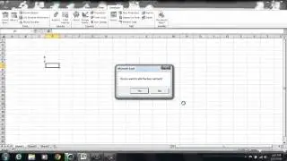 Excel 2010:  How to create a msgbox (Message Box)