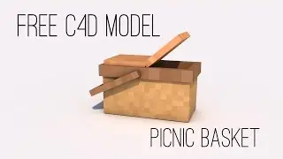 Picnic Basket - Free C4D Minecraft Model