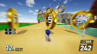 Sonic Racing Crossworlds Resort Island Map Test