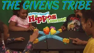The Givens Tribe Play Hungry Hungry Hippos Launchers!
