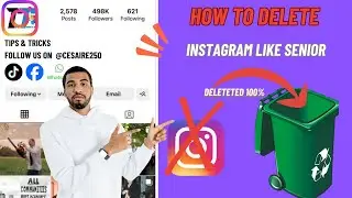How to Delete Instagram account  in 60 Seconds Like a Senior