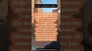 Counter Strike 2 release now?