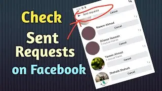 How to check sent friend requests on Facebook Profile - know pending requests