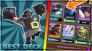 clash royale best mega knight deck  2017- mega knight hog deck -mega knight deck
