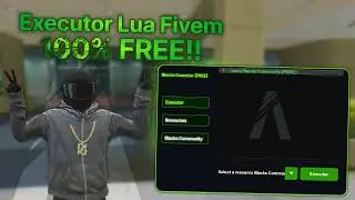 NOVO EXECUTOR FIVEM GRATIS COM MOD MENU!