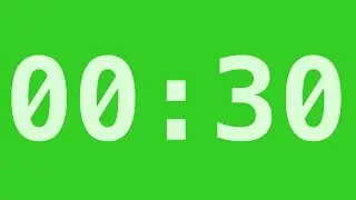 30 Second Timer | Free Green Screen Effect