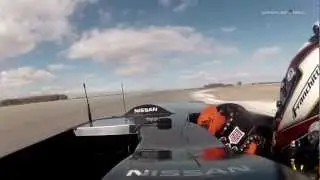 2012 Nissan DeltaWing - First Onboard In Car Video