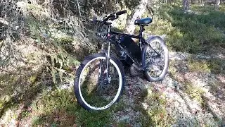 В лес за грибами на электровелосипеде  с редукторным двигателем Bafang  1000 Вт