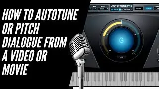 How To Autotune or Pitch Dialogue