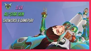 Overwatch 2 - D.Va Stadium All-Star Skin | Showcase & Gameplay