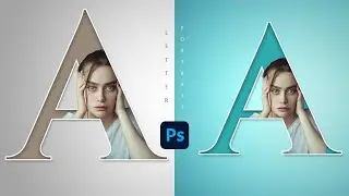 Letter A Portrait Design Tutorial in Photoshop - Letter Portrait Design Photoshop