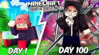 I Survived 100 Days  as Modulo Yuji In Jujutsu Kaisen Minecraft