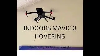 DJI Mavic 3 Classic Drone Indoors Hovering