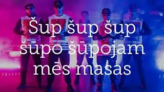 BERMUDU DIVSTŪRIS-ŠUPOJAM MASAS LYRICS/VĀRDI