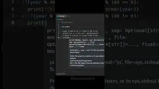Python program to check leap year|Riseofcoders|