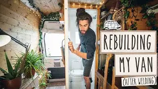 Rebuilding my van conversion – after welding repairs