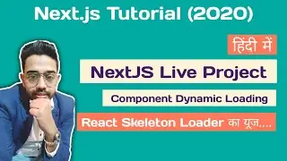 NextJS Example Project | Make Dynamic Component  of 