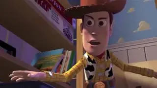 Buzz and Woody Fight Over Bo Peep
