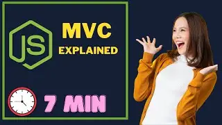 What is MVC ? Explained in Node js in 7 minutes (model, view, controller)
