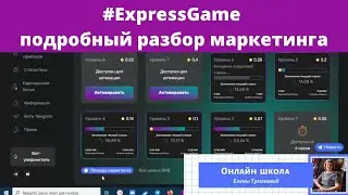 #ExpressGame подробно о #маркетинге#ЕленаТуманова