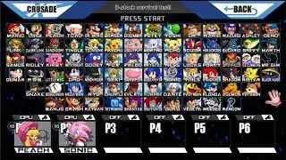 Super Smash Bros. Crusade v0.9.5 - Battle #34: Peach vs Amy