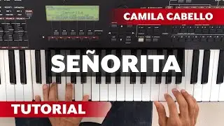 Como tocar SEÑORITA no Teclado ou Piano (Shawn Mendes & Camila Cabello)