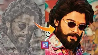 PicsArt Smudge oil paint effect Photo editing tutorial || PicsArt Face smooth editing tutorial