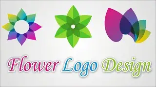 Flower Logo Design-Color Logo in Corel Draw 12 class 9|Online It Solution|