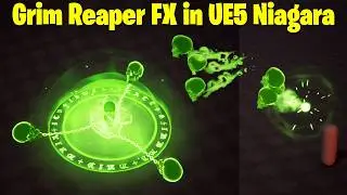 Grim Reaper FX in UE5 Niagara Tutorial | Download Files