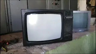 Рекорд ВЦ-381 (1987г.) - разбор телевизора на драг-металлы.