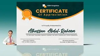 Learn How to Design a Simple Certificate in Photoshop CC | Photoshop Tutorials