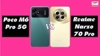 Poco M6 Pro 5G vs Realme Narzo 70 Pro 5G