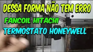 Não instale o termostato do Fancoil assim