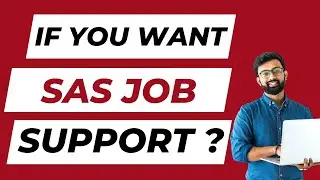 SAS Job Support: Strategy No One Tells You About!