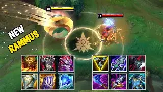 NEW RAMMUS vs JAX FULL BUILD FIGHTS & Best Pentakills!