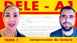 DELE-A1  🇪🇸  Задание #1 на понимание прочитанного 📚 Экзамен 2 🤓