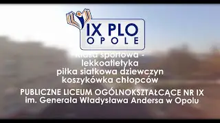 Klasa sportowa - lekkoatletyka, piłka siatkowa dziewczyn, koszykówka chłopców - PLO9