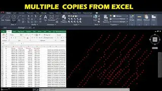 How to Create Mulitiple Copies w/ Proper Coordinates in Autocad