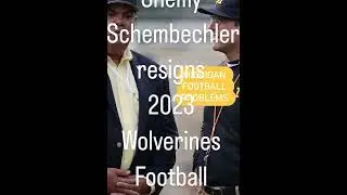 Michigan shock Glenn Shemy Schembechler resigns after social media reaction 2023 College Football