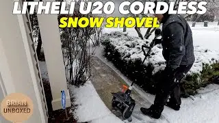 Litheli U20 40V Brushless Electric Cordless Snow Shovel - Full Review