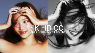 4K AE like HD CC Preset on Alight motion | Alight motion Link QR code and XML for hd colouring