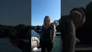 She caught her first spot!