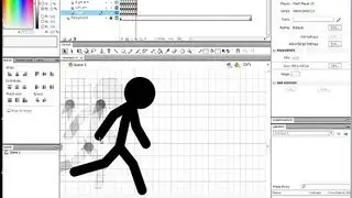 Stick Figure Run Animation Tutorial (Line tool, Flash CS5)