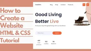 How to Create A Website Using HTML And CSS Tutorial