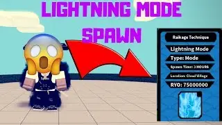 NRPG: BEYOND HOW TO GET RAIKAGE TECHNIQUE / MODE [ROBLOX] [LOCATION / SPAWN]