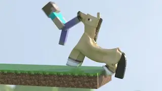 How To Tame A Horse in Minecraft [Softbody Simulation]