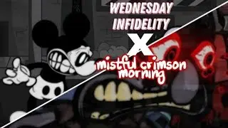 FNF - wednesday infidelity x mistful crimson morning (Mickey vs Skidward)
