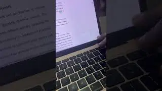 Water in my MacBook. First video experience