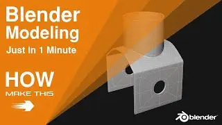 Blender Modeling Just In 1 Minute | Blender Hard Surface Modeling